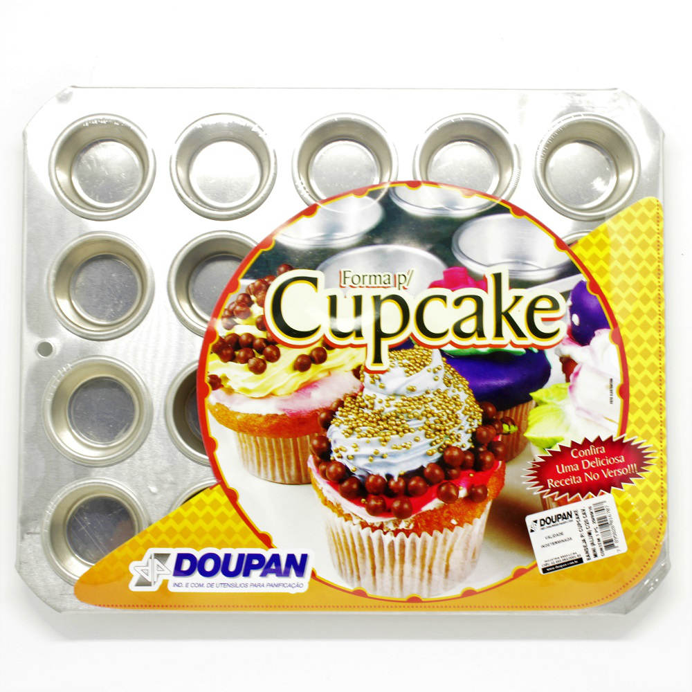 Forma Para Cupcake Com 24 Cavidades Amendolate