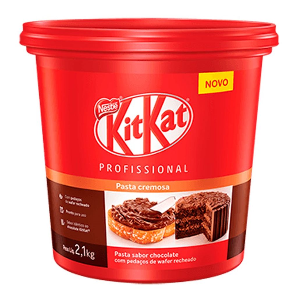 Pasta Cremosa Sabor Kit Kat 2,1kg NESTLÉ amendolate