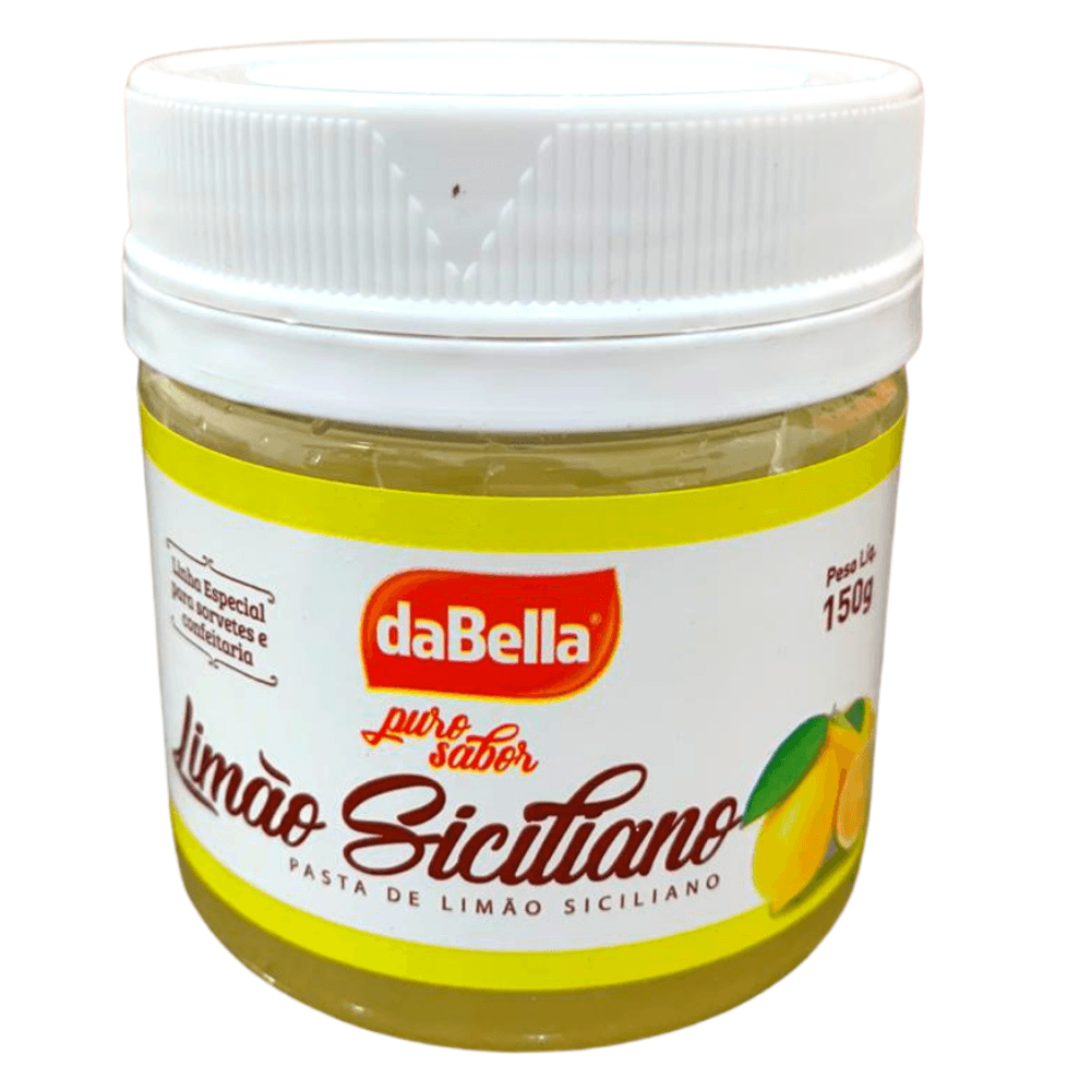 Pasta Saborizante Puro Sabor Limão Siciliano - 150 g - DaBella - Amendolate
